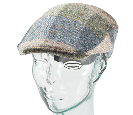 Donegal Tweed - Donegal Touring Cap XX-Large - Green Donegal Tweed