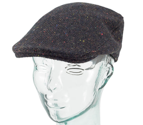 Fine Herringbone - Donegal Touring Cap XX-Large - Blue Fine Herringbone