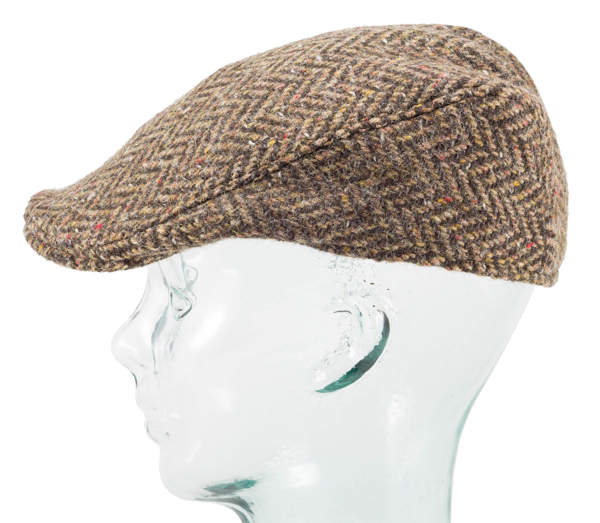 Wide Herringbone Tweed - Donegal Touring Cap