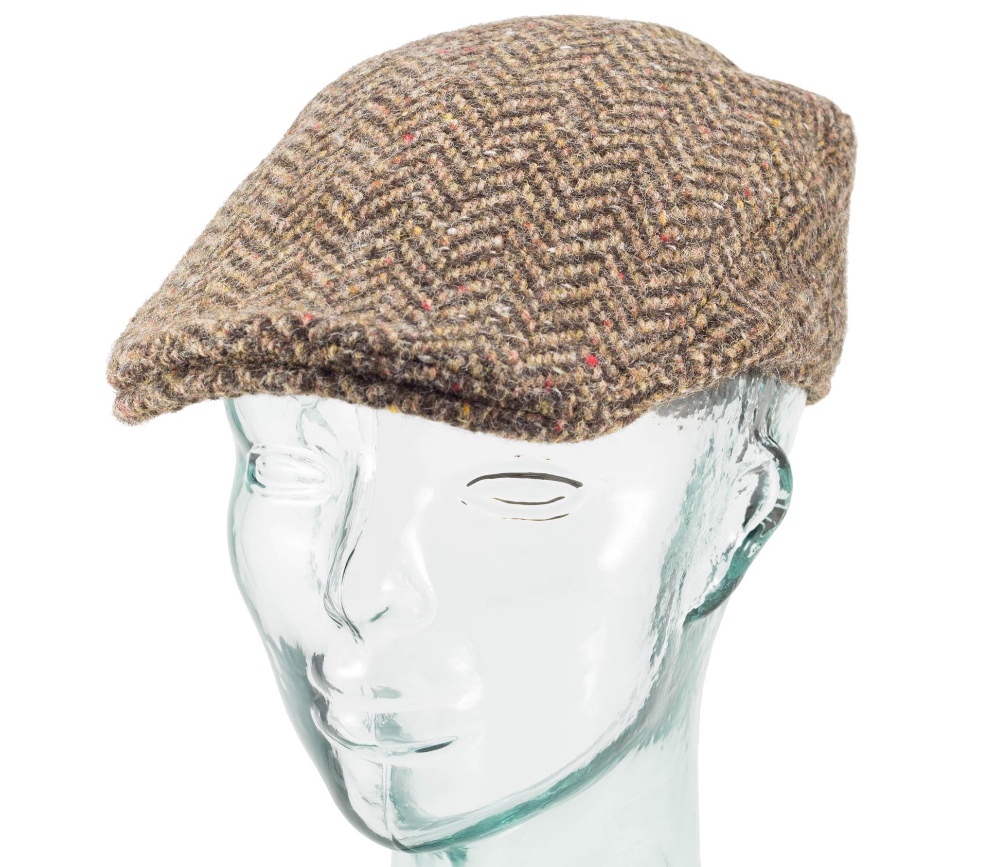 Wide Herringbone Tweed - Donegal Touring Cap