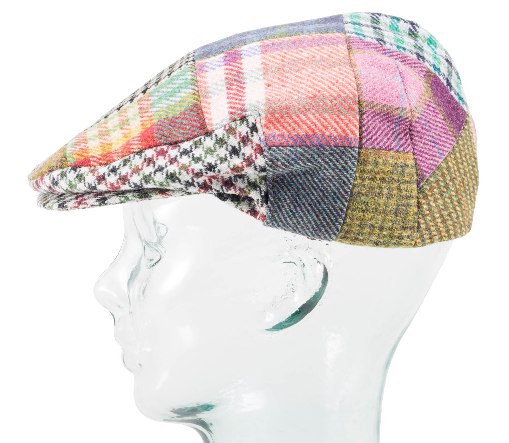 Vintage Style Bright Patchwork Cap