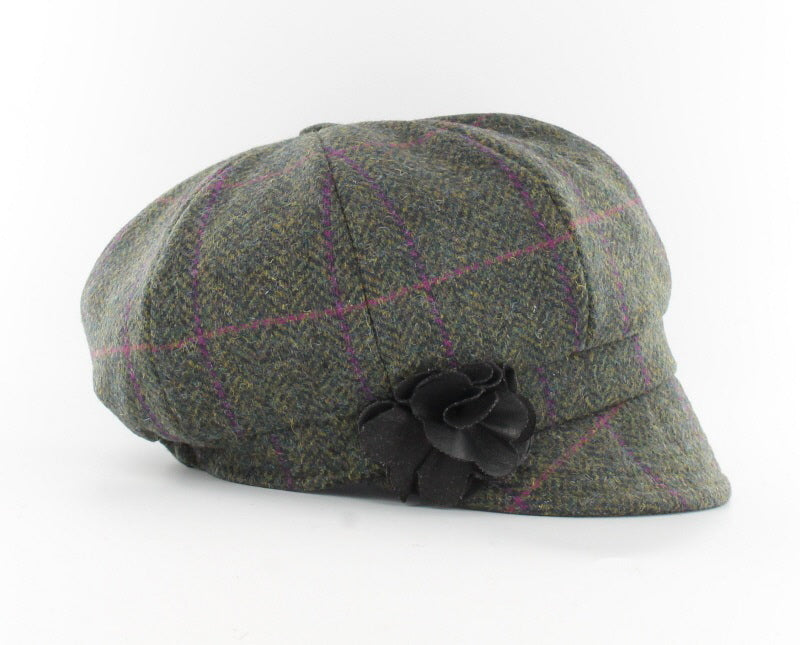 Mucros Weavers Women's Tweed Newsboy Hat