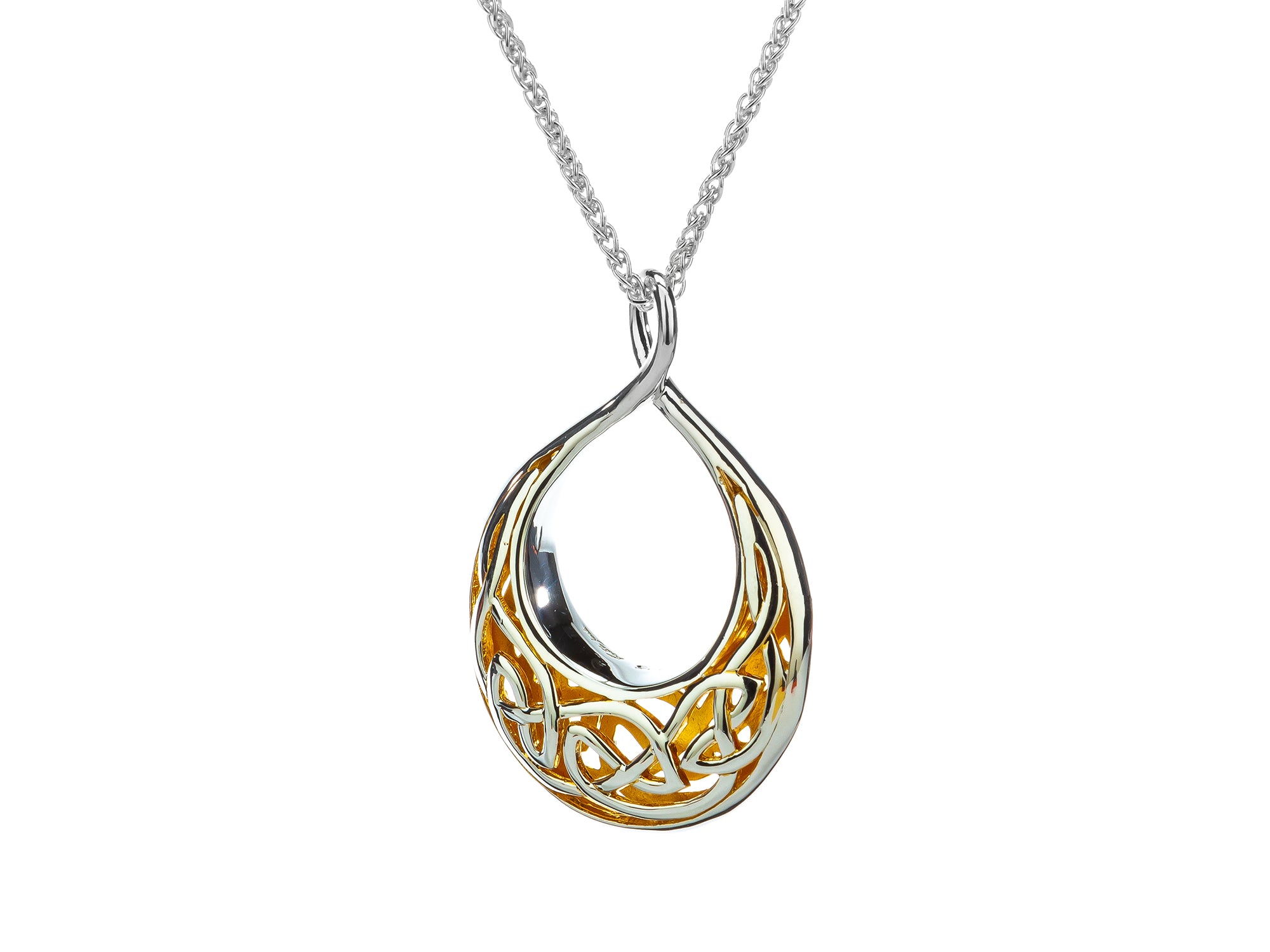 Women's Window To The Soul Large Teardrop Pendant