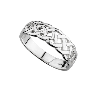 Solvar Claddagh Band Mens Oxidized Sterling Silver Sz 13