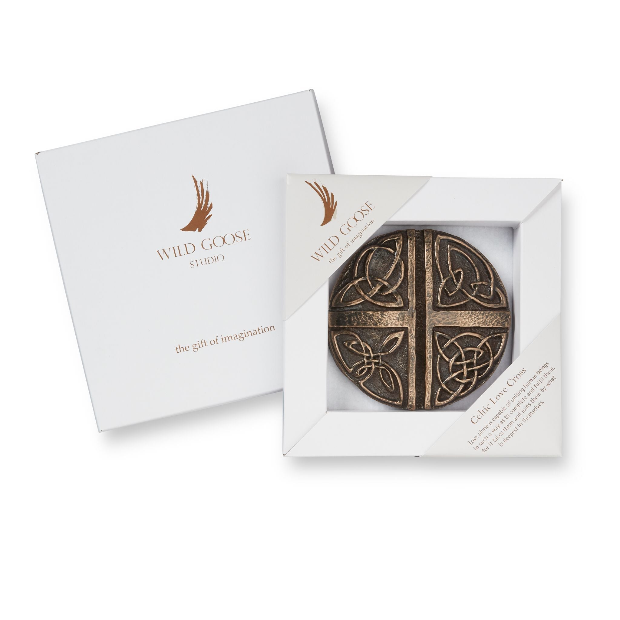 Celtic Love Cross Boxed Plaque