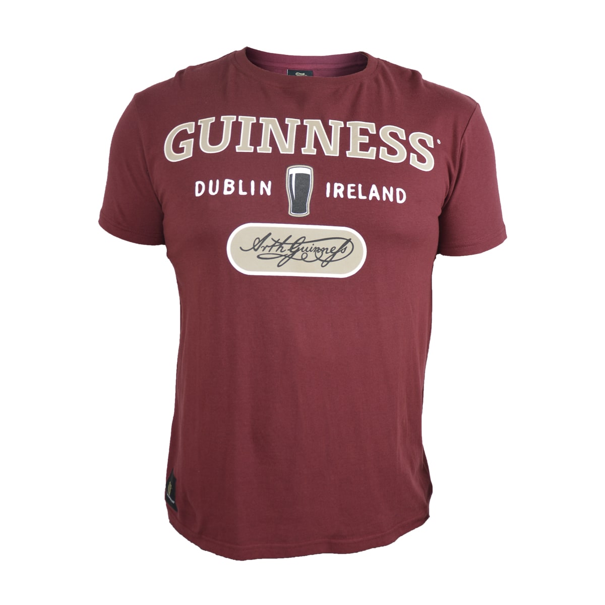 Guinness Burgundy Trademark Label Tee