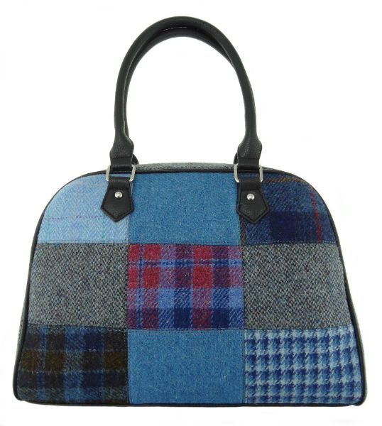 Large Harris Tweed Patch Handbag