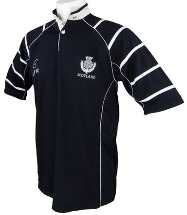 Traditional Rugby Jersey with Cream panel & Harp logo patch