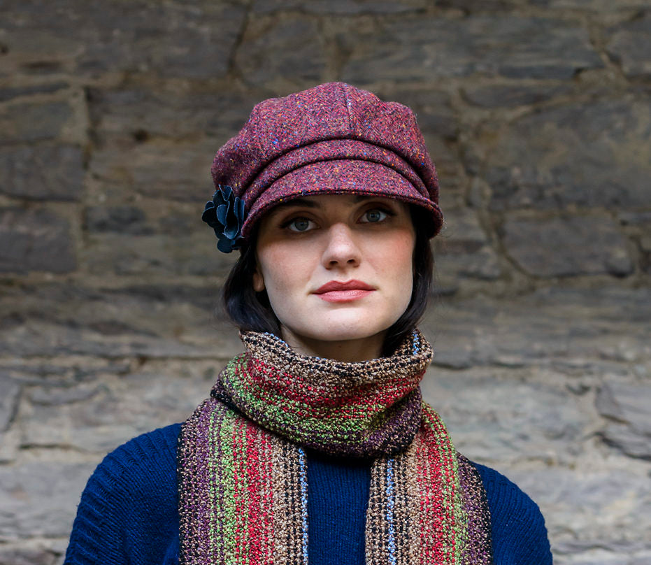 Irish Wool Tweed Newsboy Hats For Women Made In Killarney Ships Fast Real Irish
