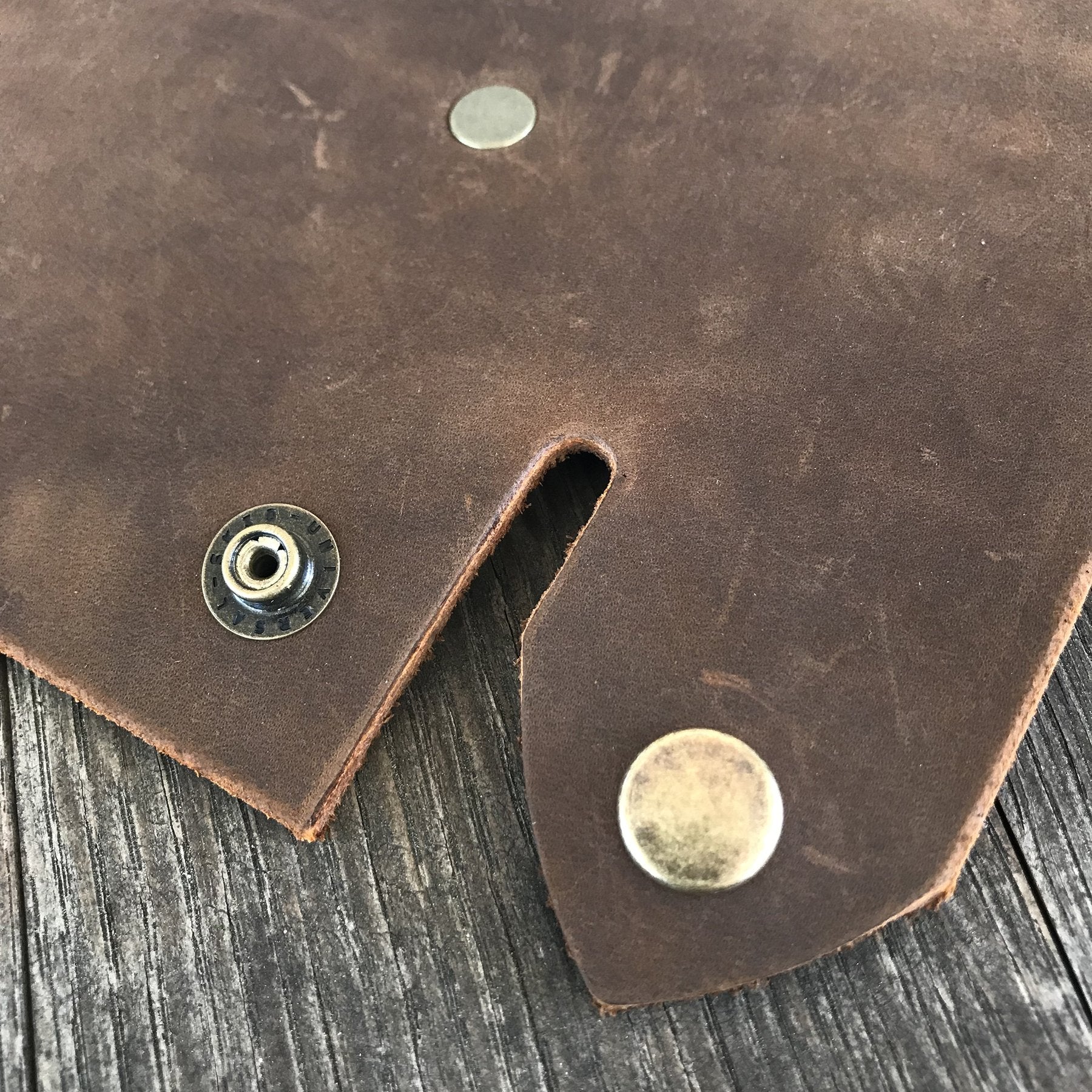 Brown Leather Valet Tray - Tree of Life