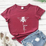 Bee Kind T-Shirt Brown / S