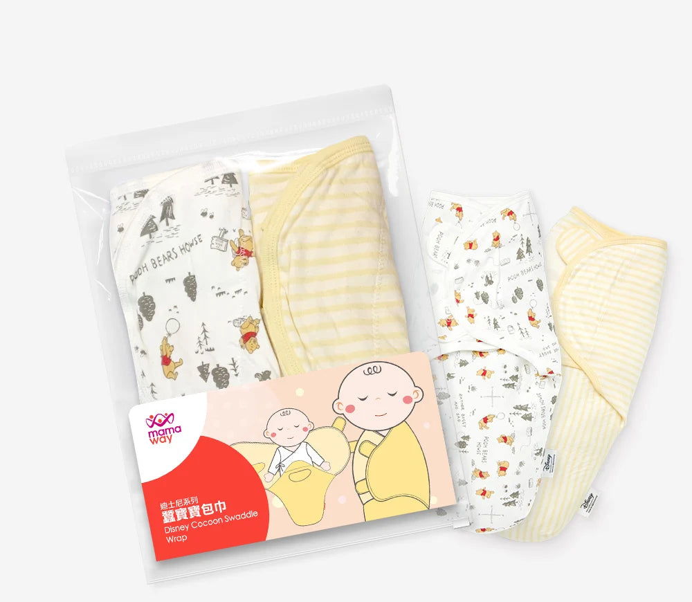 220825W Disney Winnie The Pooh Cocoon Swaddle Wrap 2 Pack Mamaway Philippines