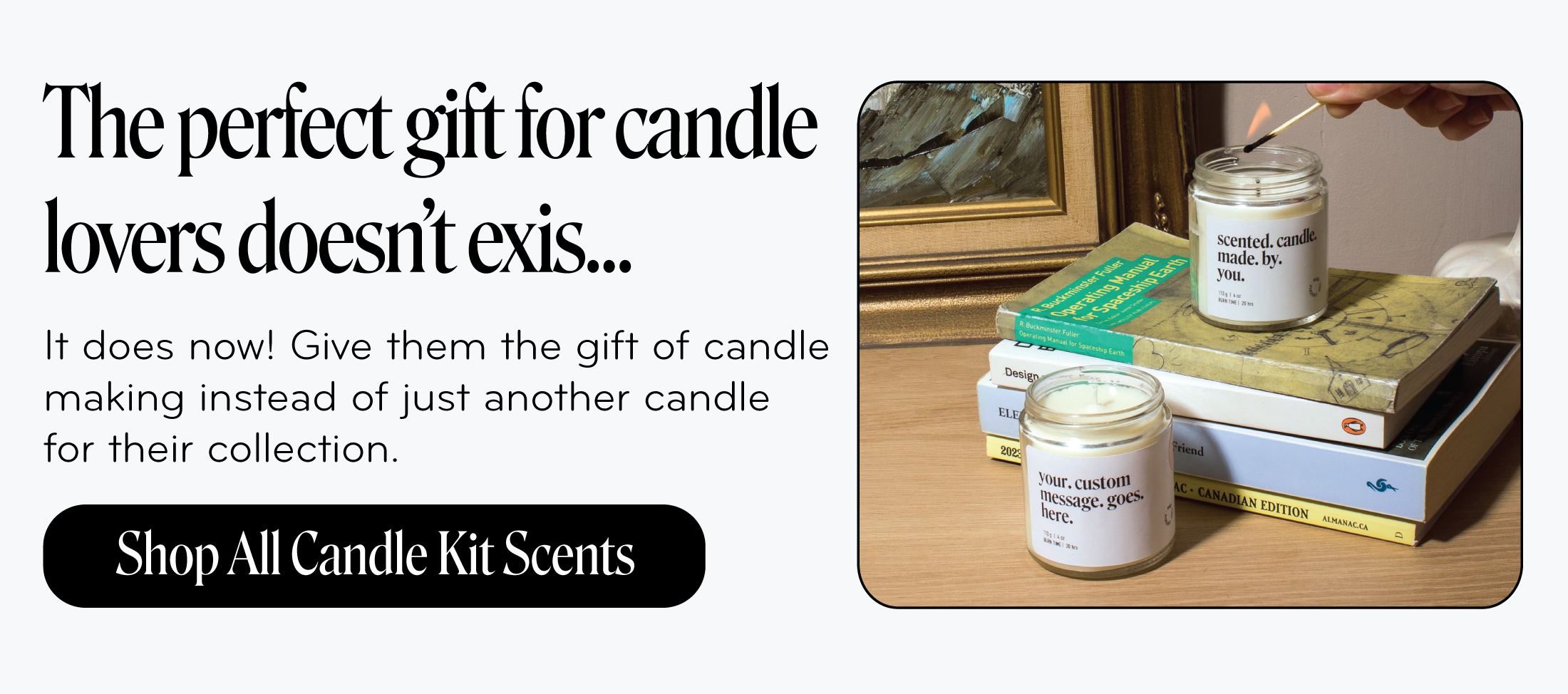 The perfect gift for candle lovers doesn’t exis...   It does now! Give them the gift of candle making instead of just another candle for their collection.