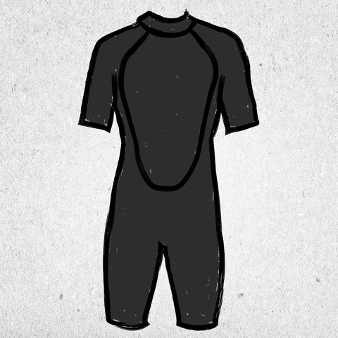 springsuit wetsuit illustration 