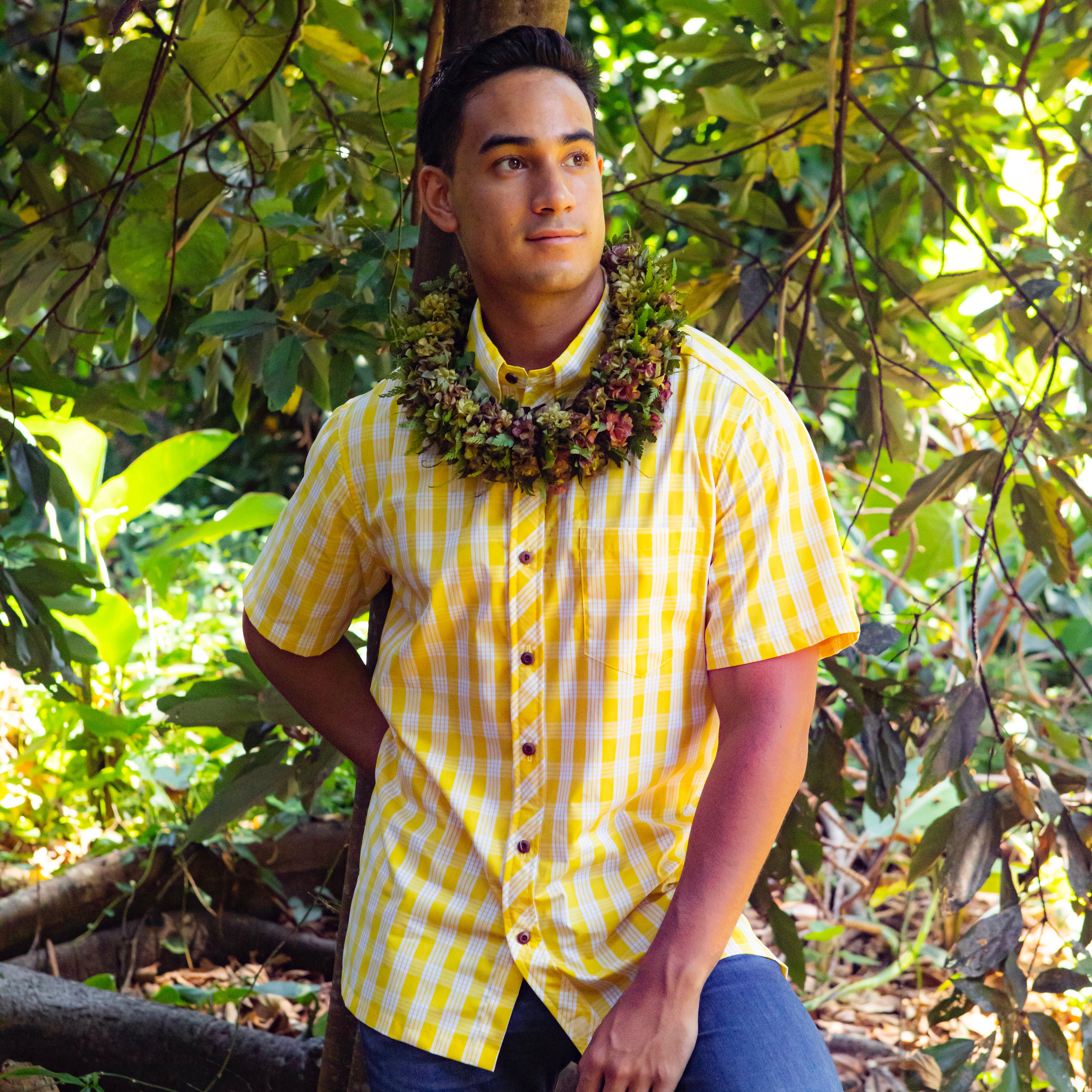 Palaka Shirt | Yellow