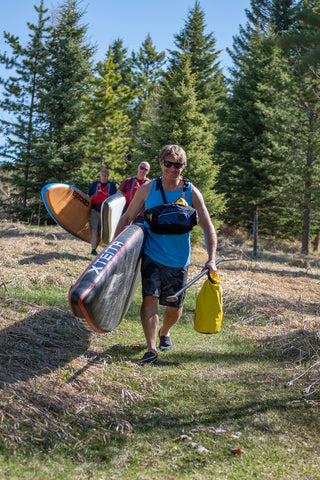 man with SUP