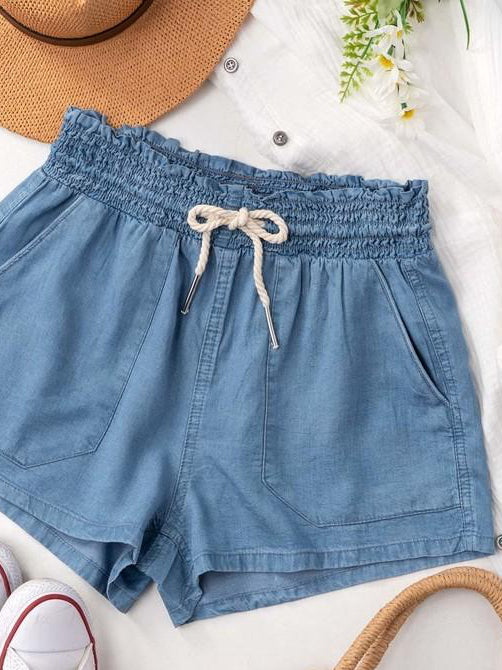 In Plain View Shorts | Denim