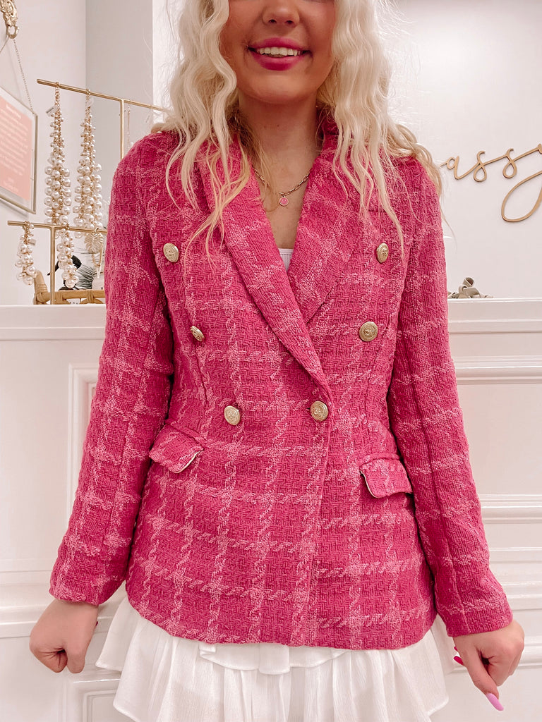 ondernemer Poging Uitleg Gossip Girl Tweed Coat