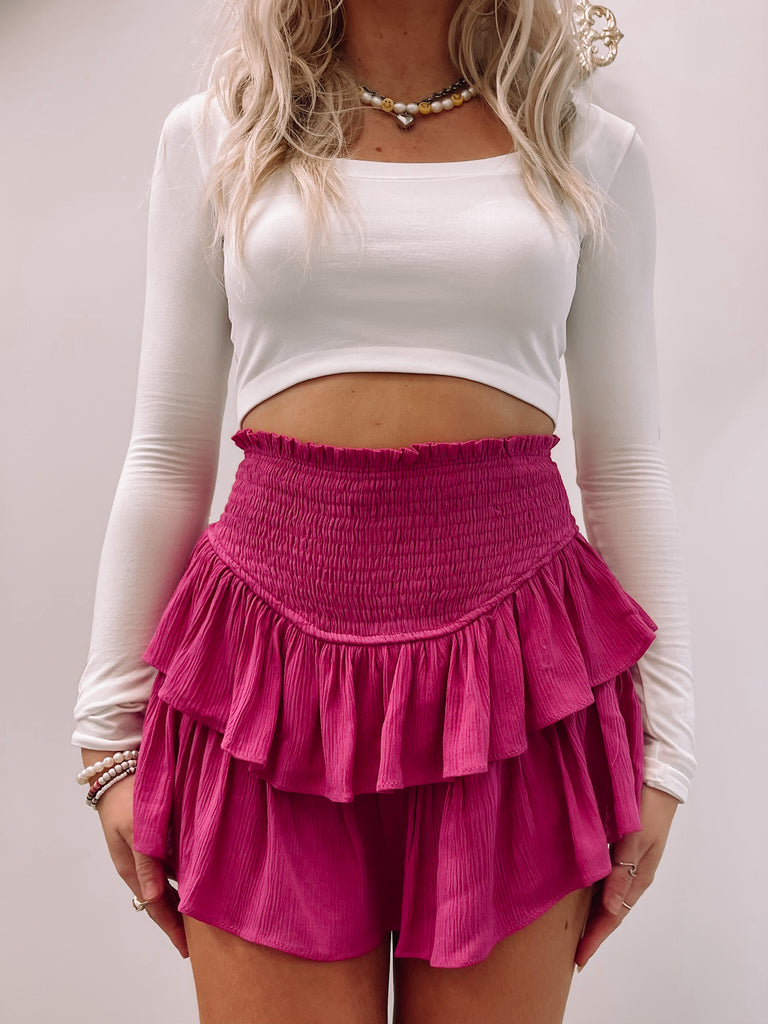 Pinkalicious Hot Pink Ruffle Mini Skirt | Sassy Shortcake Boutique