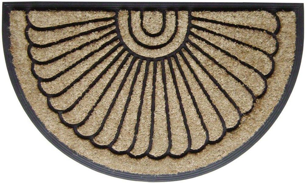 Eclipse Heavy Duty Coir Doormat - 22x 36 - Monogrammed A