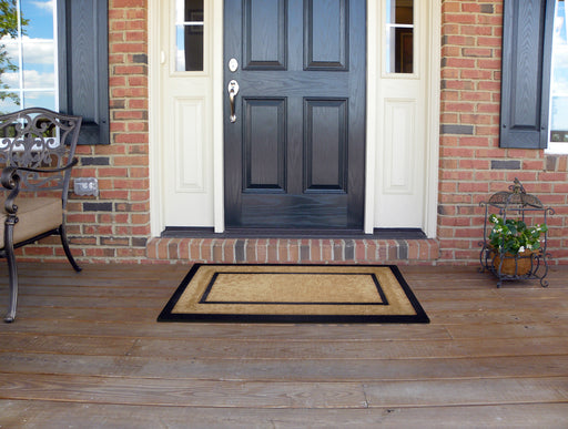 Foweler Thin Double Picture Frame Heavy-Duty Coir Outdoor Door Mat Winston Porter Mat Size: 24 W x 57 L