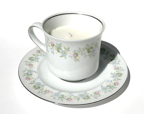 teacup candle