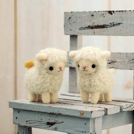 small sheep stuffed animal