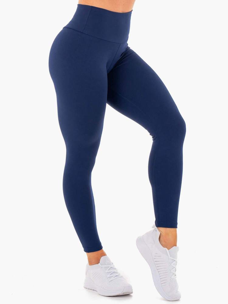 Ryderwear Geo Seamless High Waisted Leggings - Navy