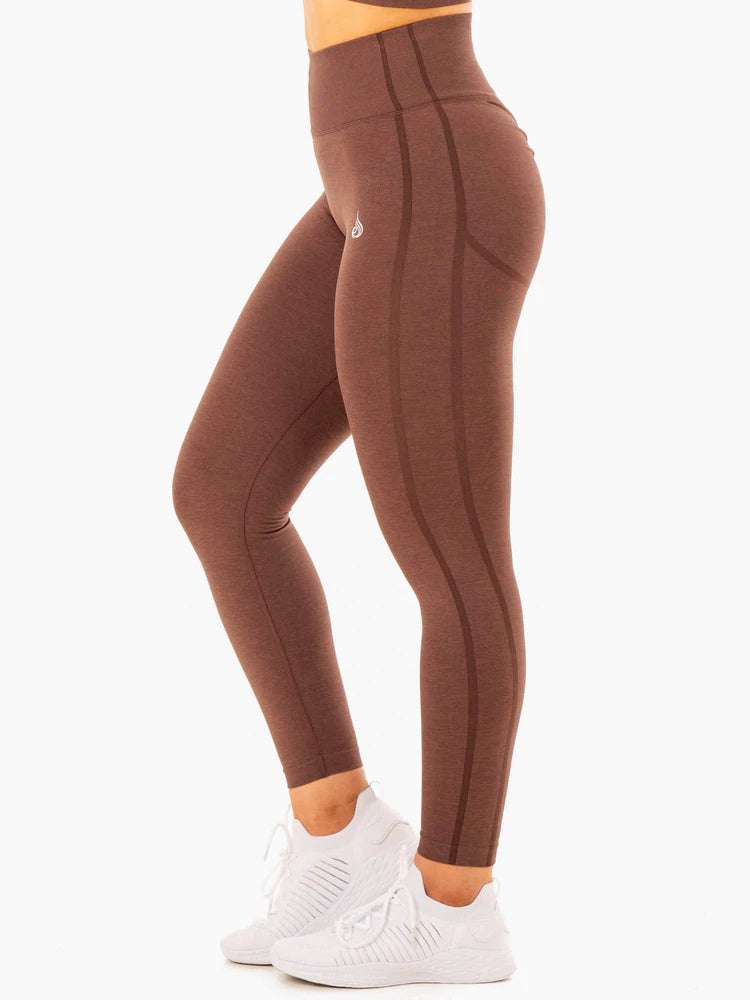 NKD HIGH WAISTED LEGGINGS KHAKI