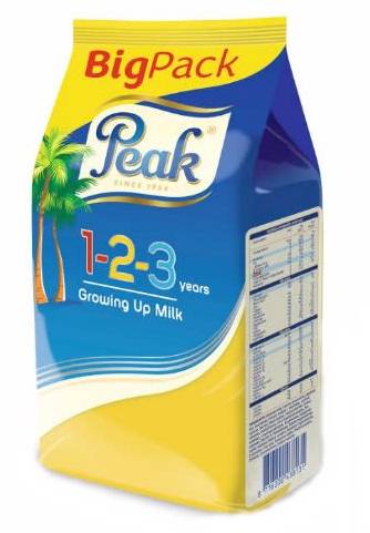 Peak 123 Growing Up Milk 13 Years Sachet 800 G Fresh To Dommot