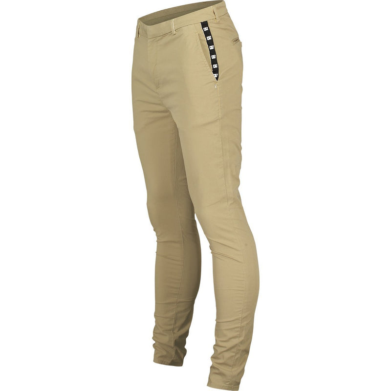 khaki skinny trousers