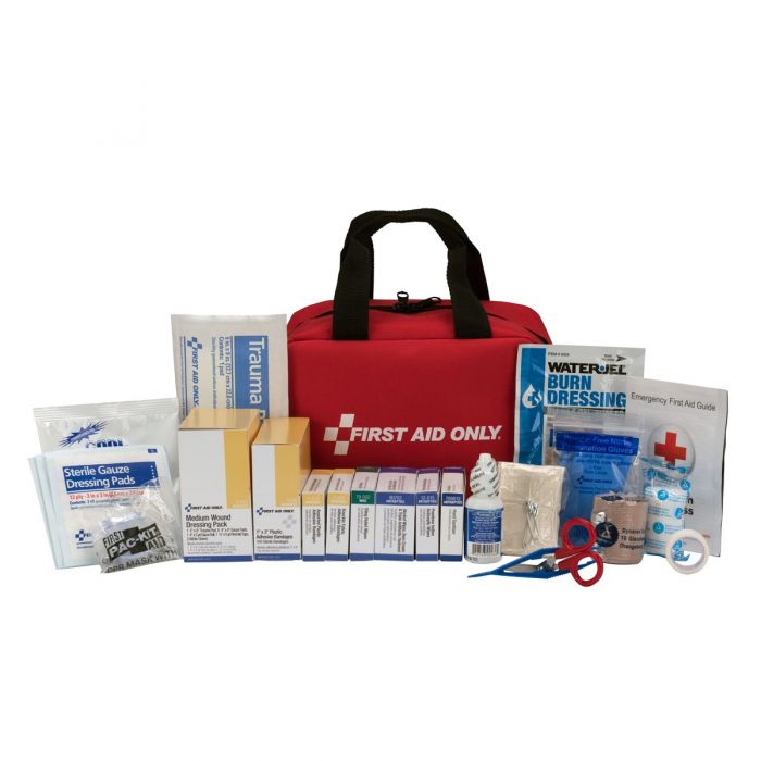 90599 First Aid Only 50 Person Bulk Fabric First Aid Kit, ANSI Complia –