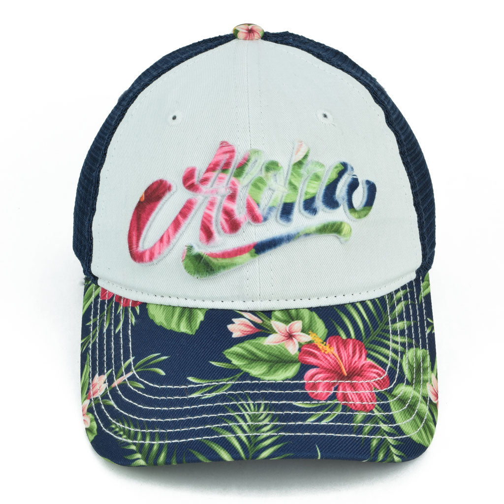 Aloha Sublimated Trucker Hat – 808 Clothing Co Maui