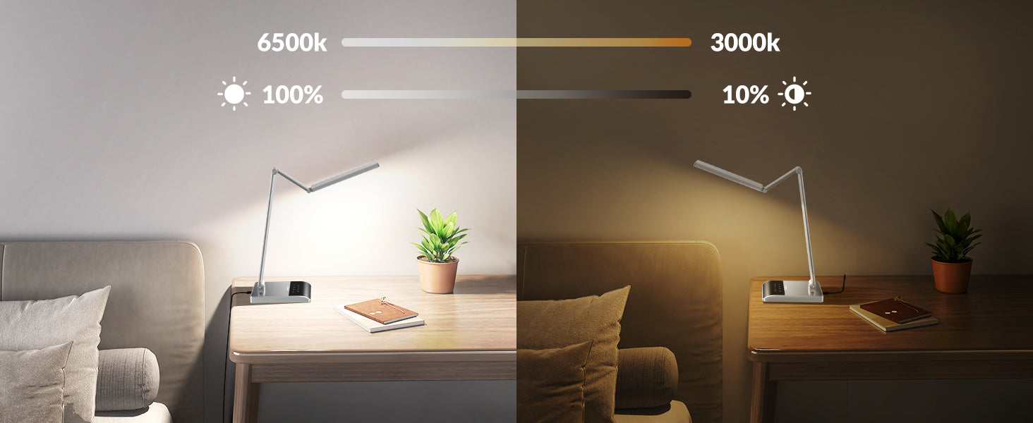 Bright Desk Lamp Plug in Style Led Standing Desk Lamp Desk - Temu