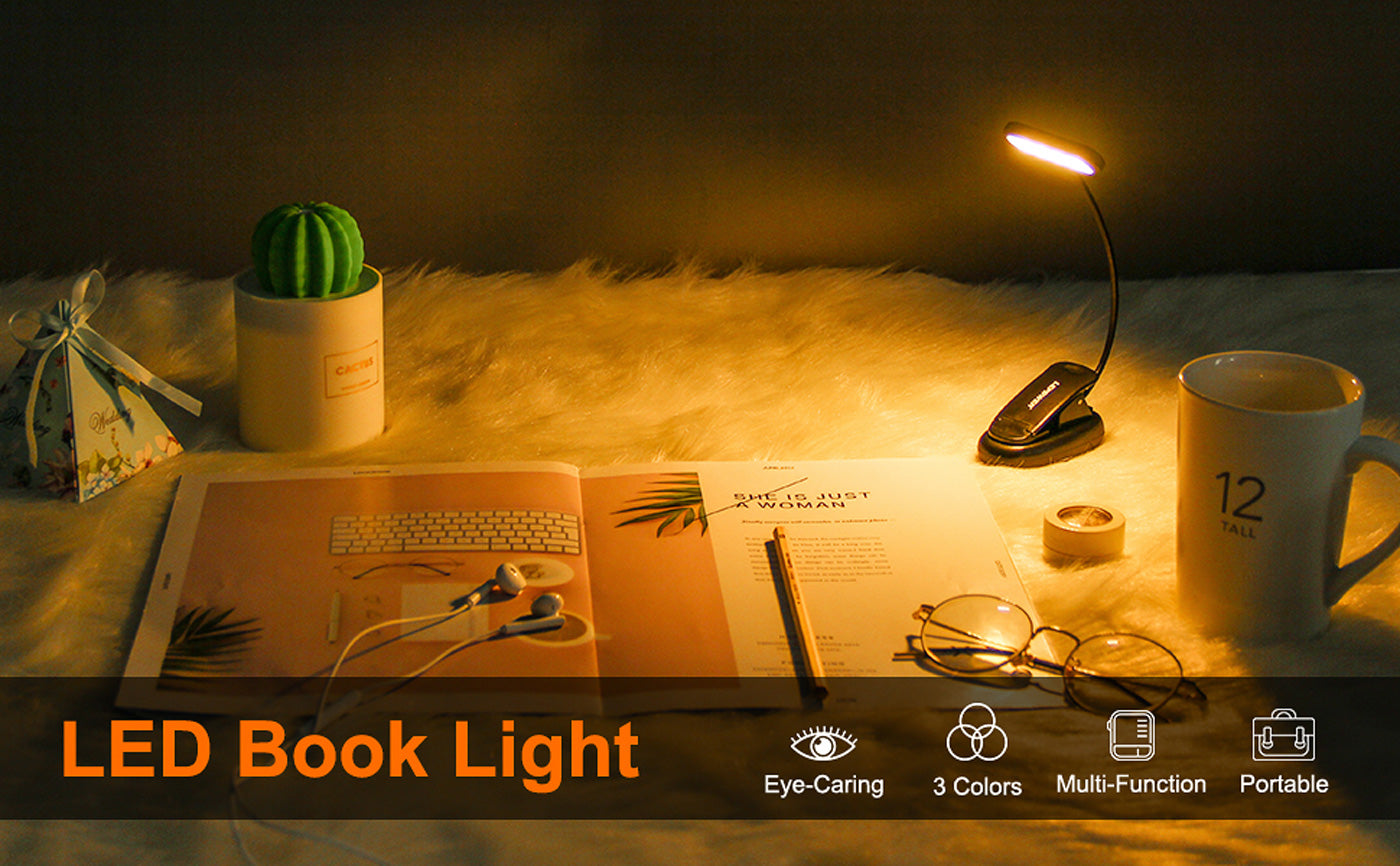 Lepower portable book light