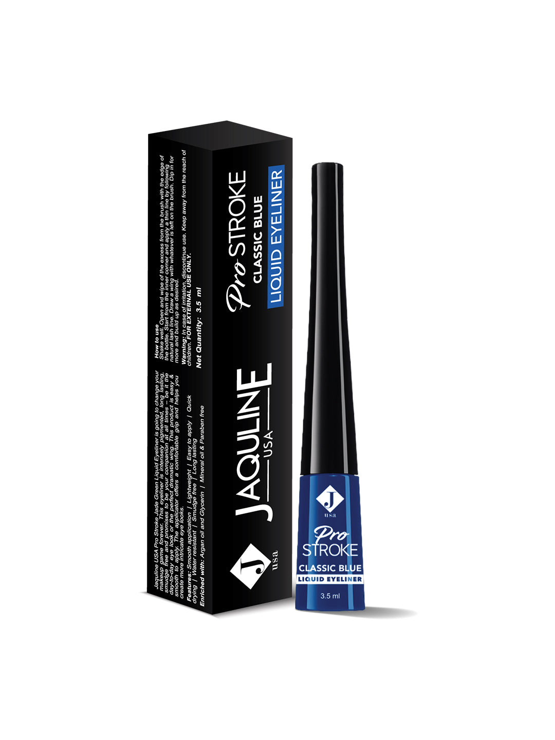 Buy Jaquline USA ProStroke Classic Blue Liquid Eyeliner 3.5ml Online India  NewU