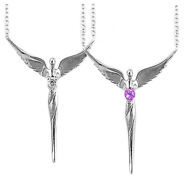 Sterling Silver Angel Necklace