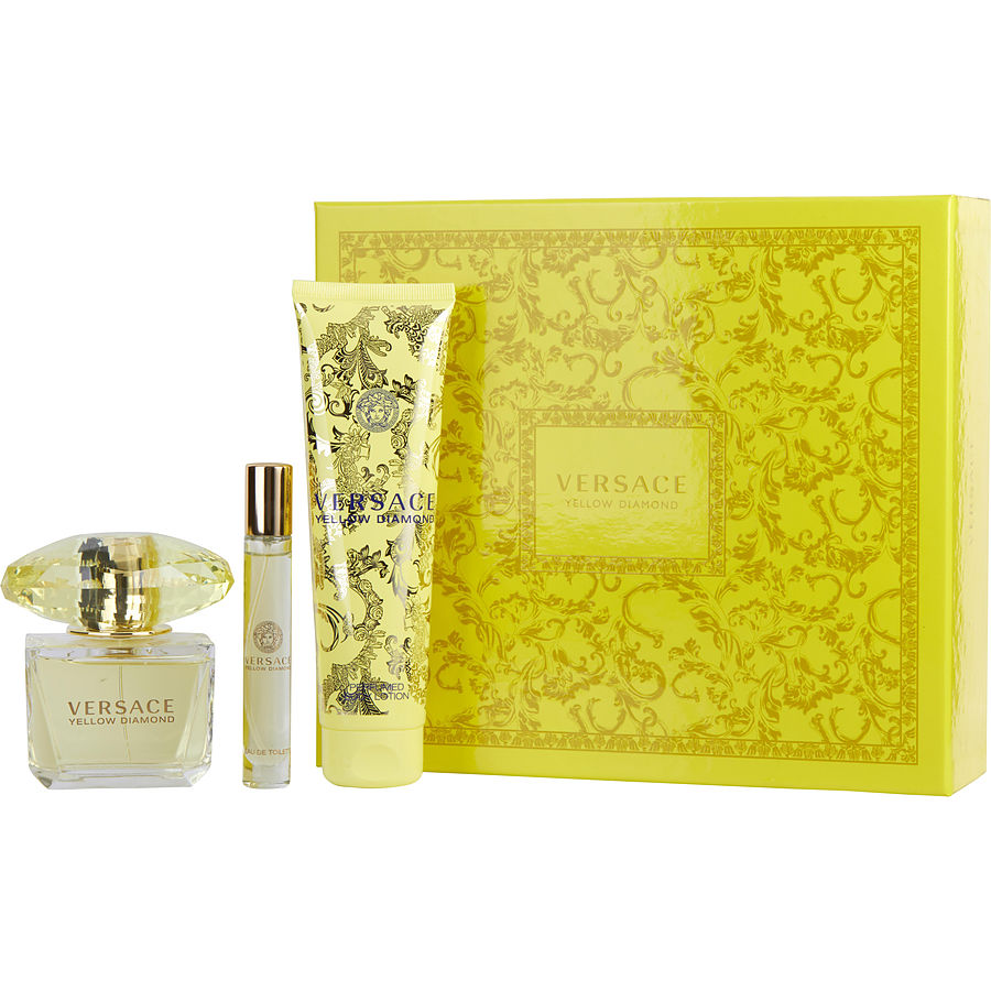 versace yellow gift set