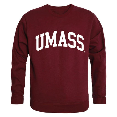 UMASS University of Massachusetts Amherst Minuteman Arch Crewneck Pullover Sweatshirt Sweater Maroon