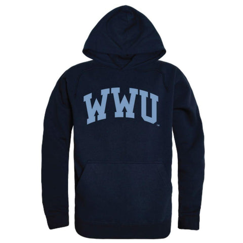 WWU Western Washington University Vikings College Hoodie Sweatshirt Navy