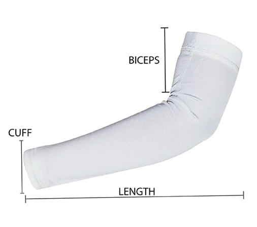 Arm Sleeve with measurement signs