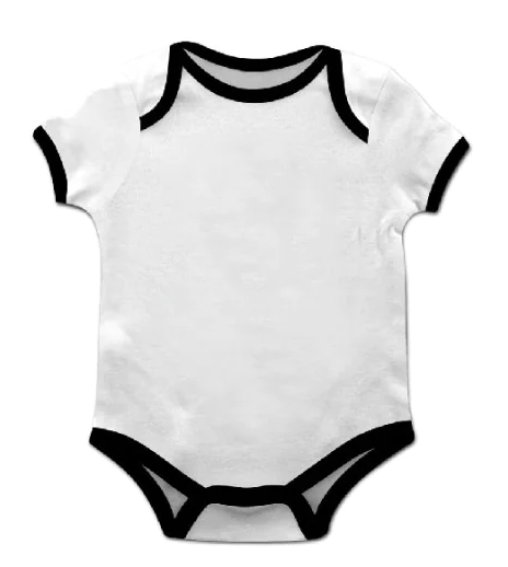 Baby One-Pieces with measurement signs