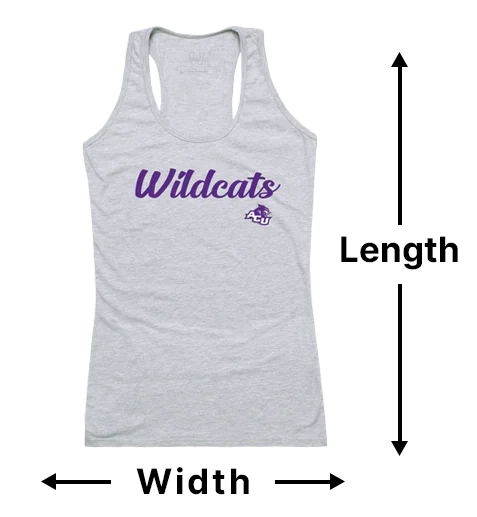 Womens Tank Top with measurement signs