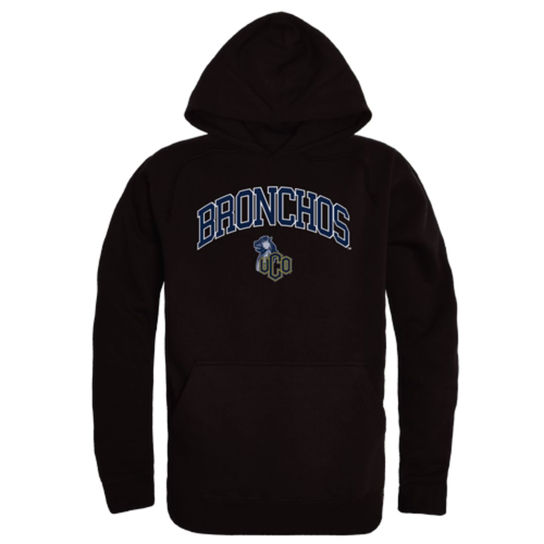 University of Central Oklahoma Bronchos Campus Fleece Hoodie Sweatshirts