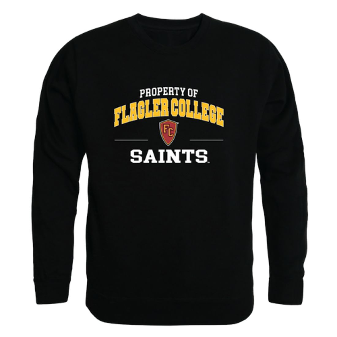 Flagler College Saints Property Fleece Crewneck Pullover Sweatshirt