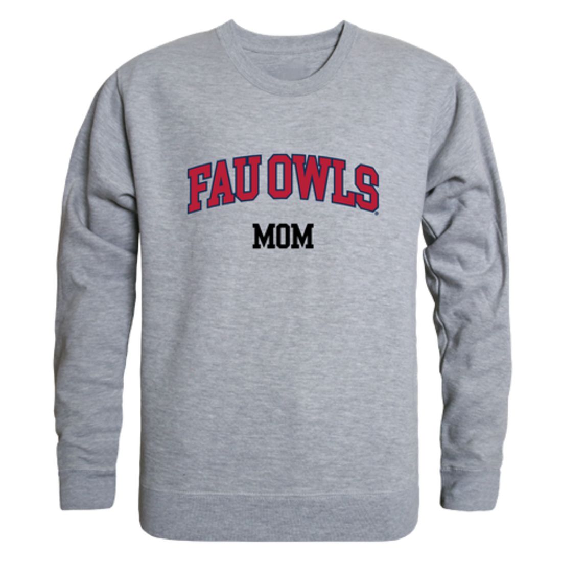 FAU Florida Atlantic University Owls Mom Fleece Crewneck Pullover Sweatshirt