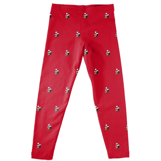 Girls' Gema Red Leggings