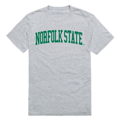 NSU Norfolk State University Mens Game Day Tee T-Shirt Heather Grey