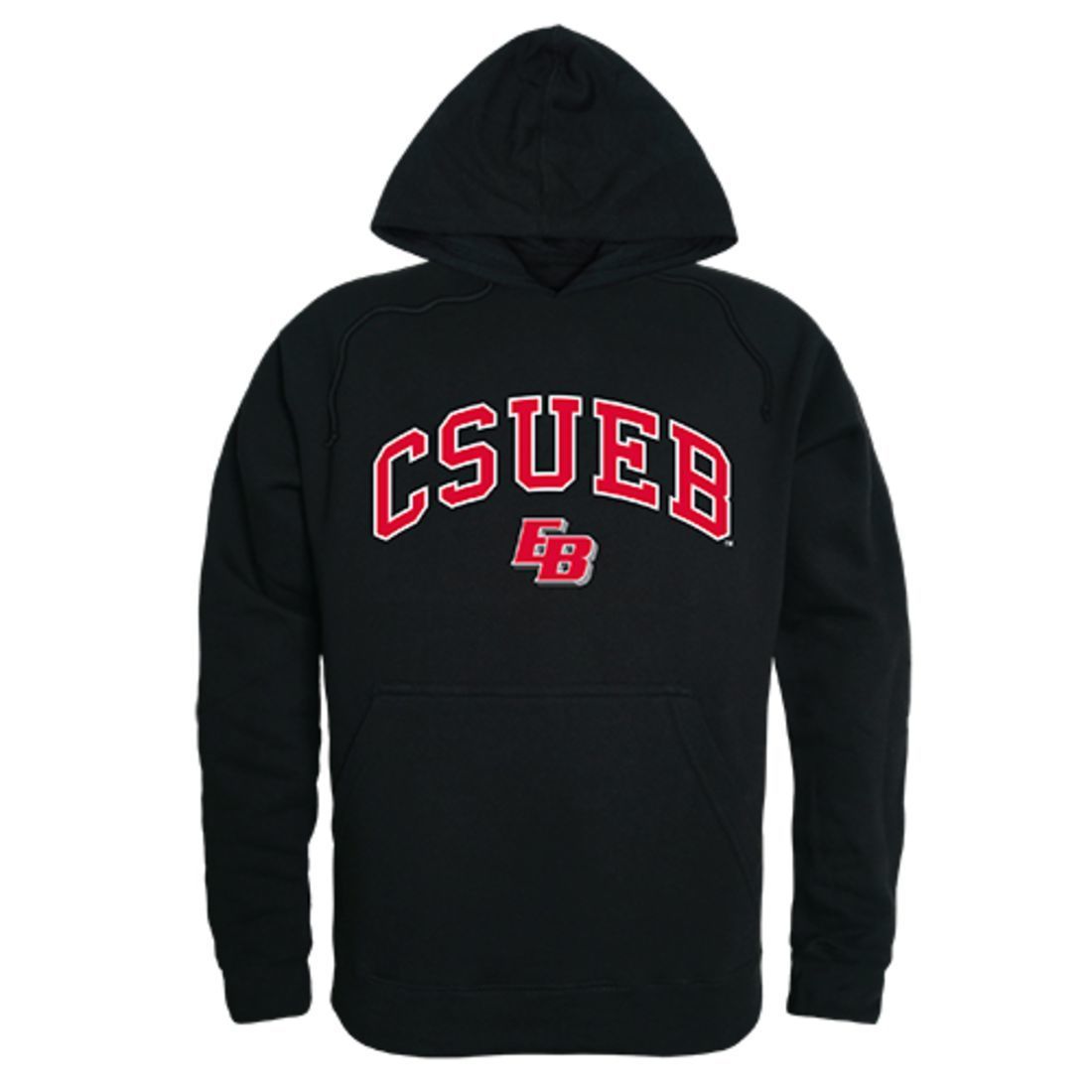 California State University, East Bay Pioneers Campus Hoodie Sweatshirt Black