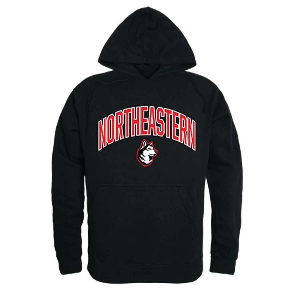 Northeastern University Huskies Campus Hoodie Sweatshirt Black Campus Wardrobe 